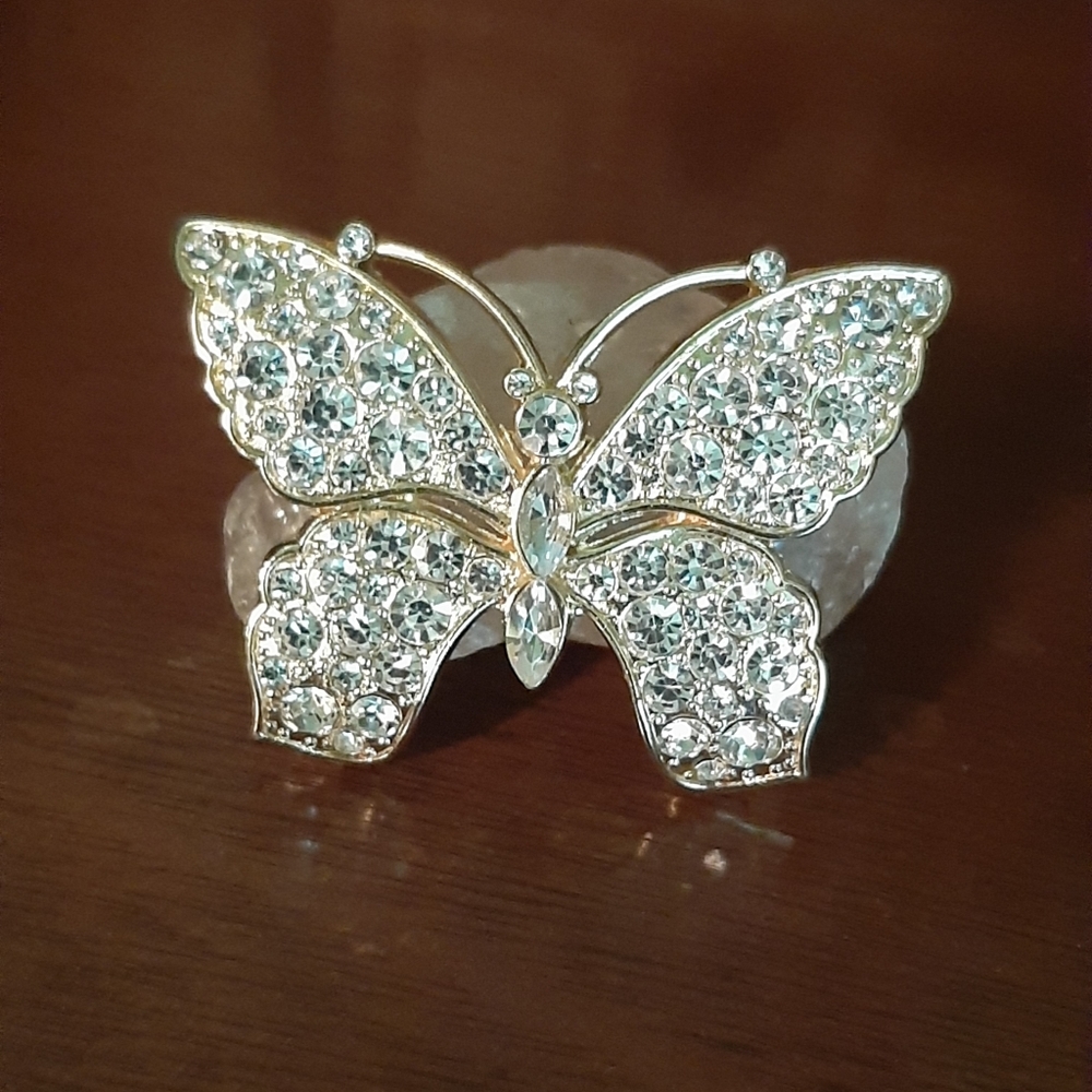 Vintage Monet Butterfly Brooch